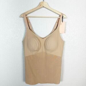 Honeylove NWT Womens LiftWear Cami Shapewear Tank Top in Tan Size 2X